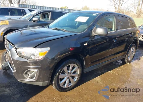 2014 Mitsubishi Outlander Sport Se from USA, damaged, VIN 4A4AP4AU2EE018561